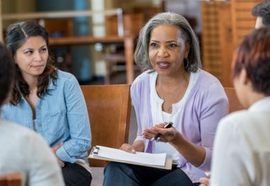 Black senior female academic 