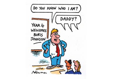 Boris Johnson cartoon