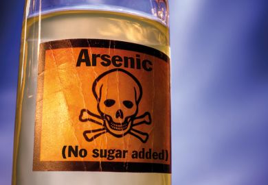 Bottle of arsenic, no sugar added