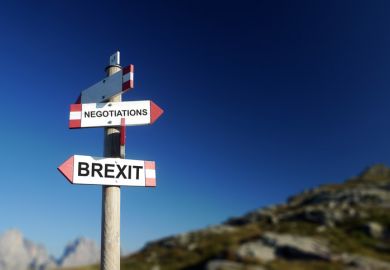 Brexit negotiations sign