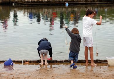 Three brothers fishing Three brothers fishing