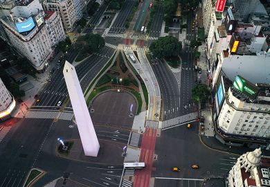 Aerial view of Buenos Aires