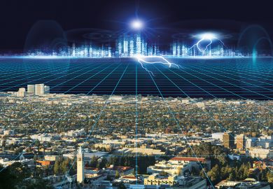 Montage of UC Berkeley and hi-tech cityscape Montage of UC Berkeley and hi-tech cityscape