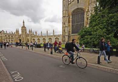 Cyclists in Cambridge Cyclists in Cambridge