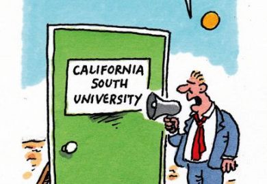 Cartoon on fake university