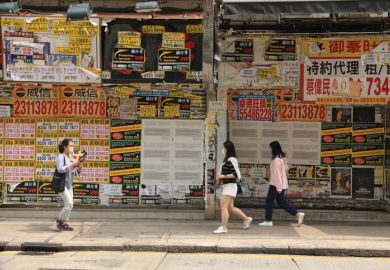 Closed Chinese shops, illustrating loss of interest in entrepreneurship