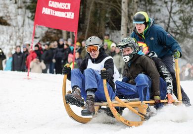 Competitive sledging