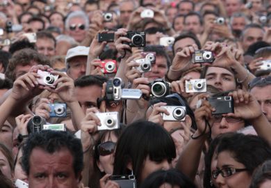 Crowd film on cameras