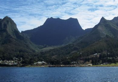 Cumberland Bay viewed from sea