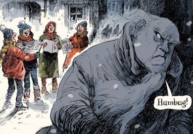 David Parkins Christmas illustration (22 December 2016)