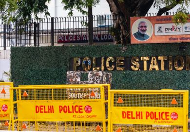 A Delhi police station 