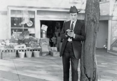 Detective takes notes