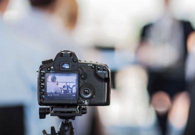 Digital video camera recording lecture Digital video camera recording lecture