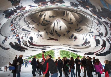 distorted reflection