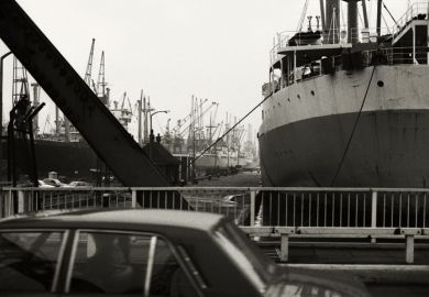 Docks in historical London