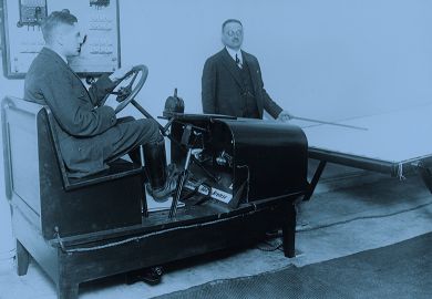 driving stationary vehicle