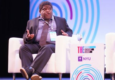 Gary Younge speaks at the World Academic Summit