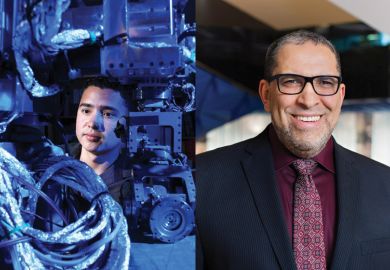 A Mexican student at the University of Toronto and Mohamed Lachemi (right)