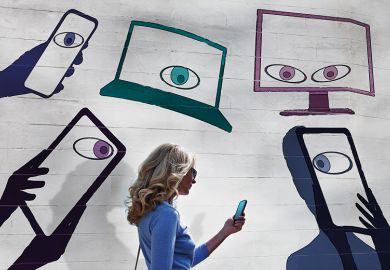 eyes on mobile devices