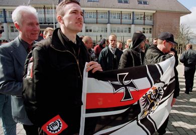 Far-right protesters