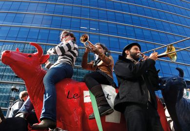 Farmers protest in Brussels