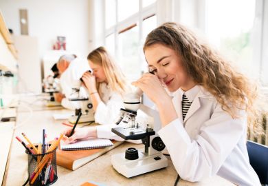 Female science students