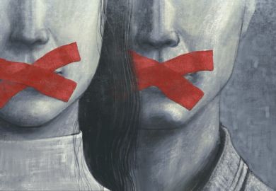 People with tape on their mouths People with tape on their mouths, symbolising restrictions on free speech