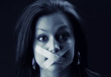 Indian woman gagged