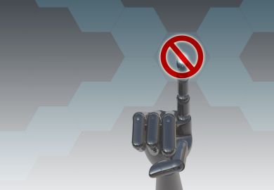 Robot pressing no