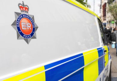 Greater Manchester Police Van - stock photo