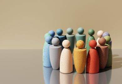 Different pegs, symbolising diversity