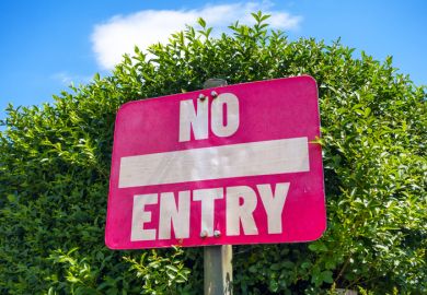  'No Entry' sign 