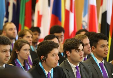 tudents attend the ceremony of Schwarzman Scholars offical convocation on September 10, 2016 in Tsinghua University,Beijing,