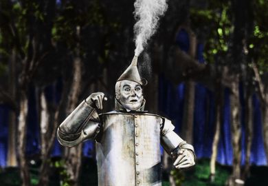 American actor Jack Haley as Hickory/The Tin Man in 'The Wizard of Oz', 1939
