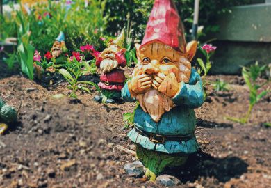 Giggling garden gnome