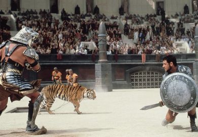 Gladiator scene