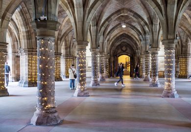 University of Glasgow cloisters