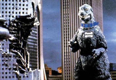Godzilla with Pearson dog collar