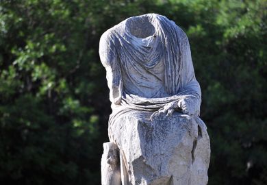Headless statue in Ancient Agora in Athens. To illustrate that early career opportunities have rapidly declined in the fields of arts and humanities amid UK job cuts, with history and Classics particularly affected. Headless statue in Ancient Agora in Athens. To illustrate that early career opportunities have rapidly declined in the fields of arts and humanities amid UK job cuts, with history and Classics particularly affected.