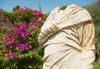 headless statue illustrating op-ed about defending study of Classics