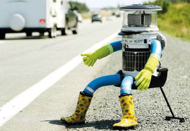 Hitchhiking robot