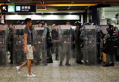 Hong Kong riot police