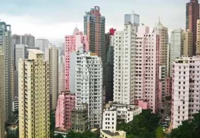 Skyscrapers in Hong Kong