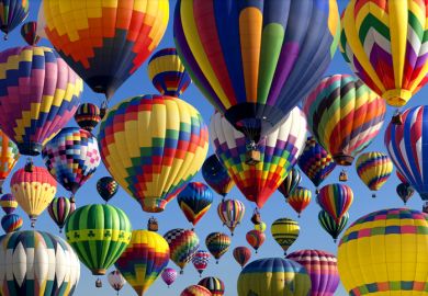 Hot air balloons