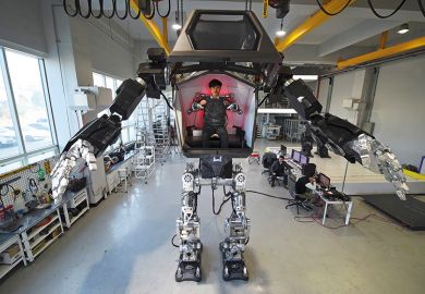 humanoid manned robot
