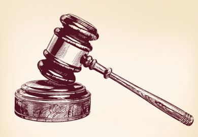 Illustration of a gavel