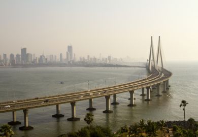 Bandra Worli Sea Link in Mumbai, symbolising bridging Indian divides Bandra Worli Sea Link in Mumbai, symbolising bridging Indian divides