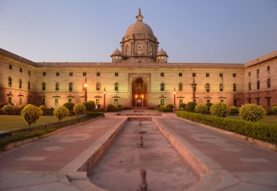 Indian parliment in New Delhi