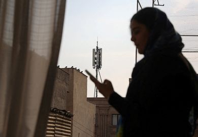 A telecommunications tower stands in the background of an online teacher at her home, after a nationwide internet shutdown since 8 January 2026, following Iran’s protests, in Tehran, Iran, 24 January 2026. A telecommunications tower stands in the background of an online teacher at her home, after a nationwide internet shutdown since 8 January 2026, following Iran’s protests, in Tehran, Iran, 24 January 2026.
