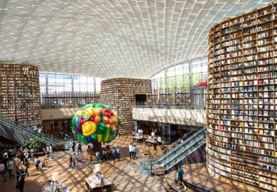 View of Starfield Library in Starfield COEX Mall.